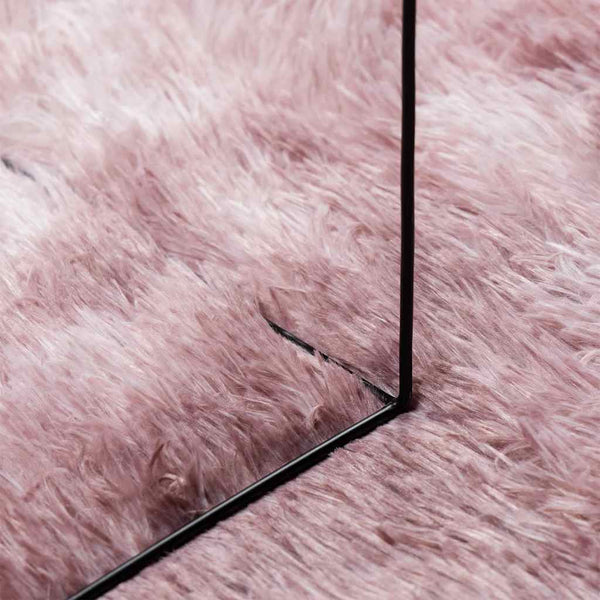 Shaggy Teppich Altrosa 300x200 cm