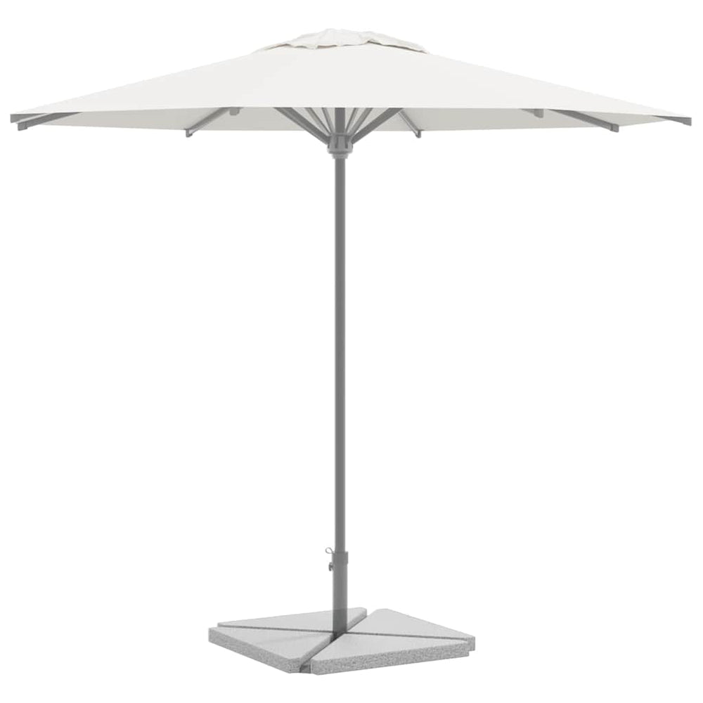 Sonnenschirm Gewichtsplatten 4er Set Grau Granit