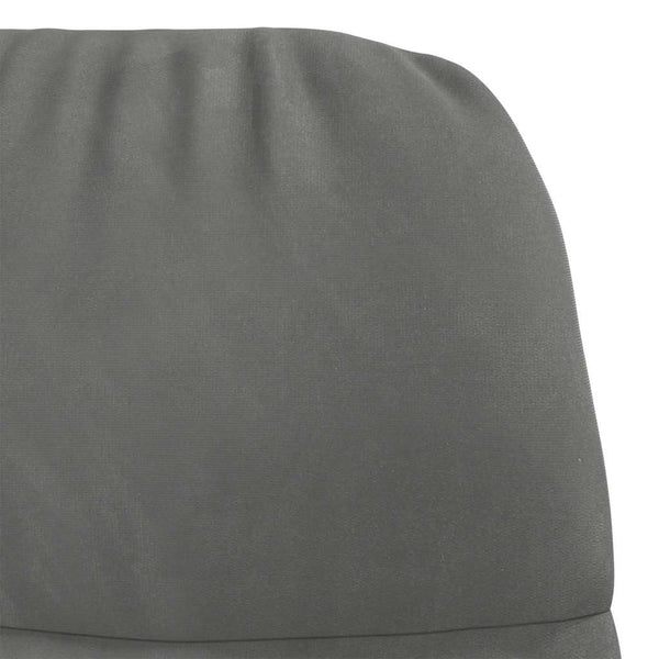 Schaukelstuhl Dunkelgrau Samt