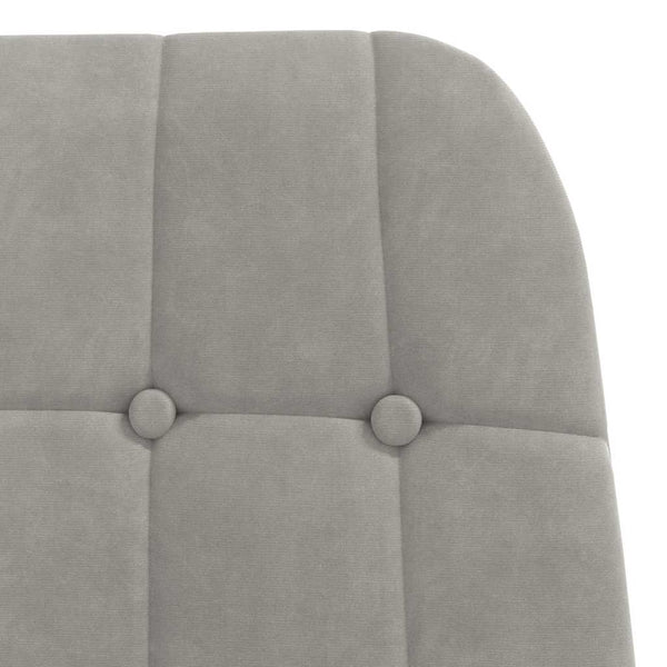 Sessel Hellgrau Samt Relaxsessel