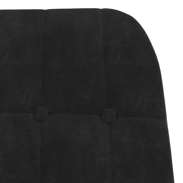 vidaXL Fauteuil relax noir velours