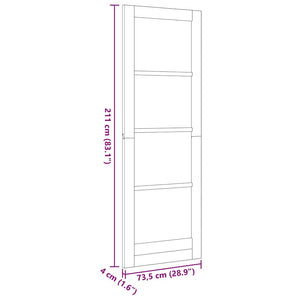 Innentür Weiß Grundiert 73,5x211 cm