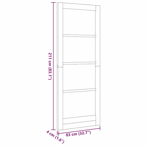 Innentür Weiß Grundiert 83x211 cm