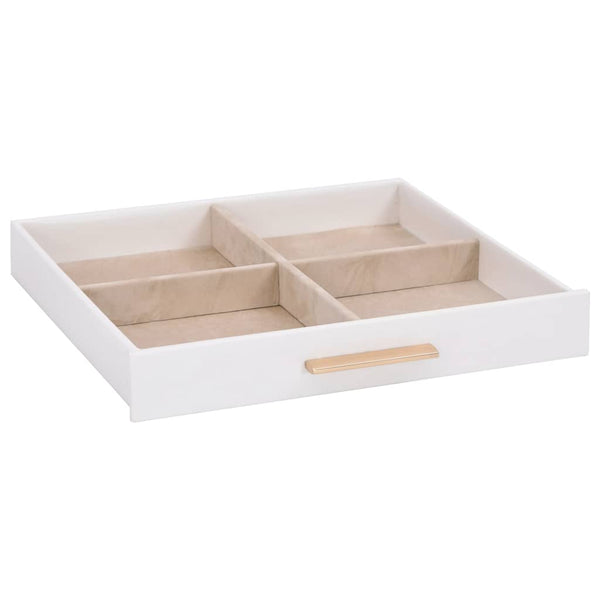 Schmuckkästchen Weiß 3-Schicht