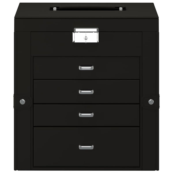Abschließbares Schmuckkästchen mit 5 Schichten