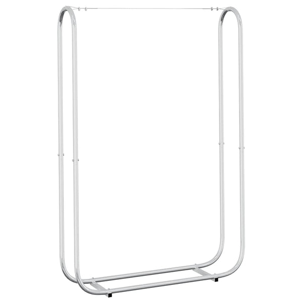 Verzinktes Kaminholzregal 100x25x150 cm
