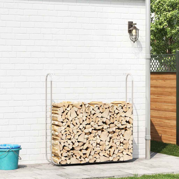 Verzinktes Kaminholzregal 150 cm