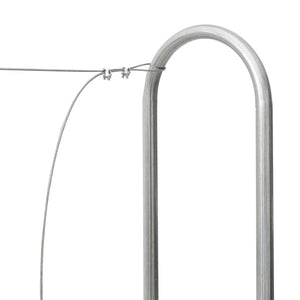 Verzinktes Kaminholzregal 150 cm