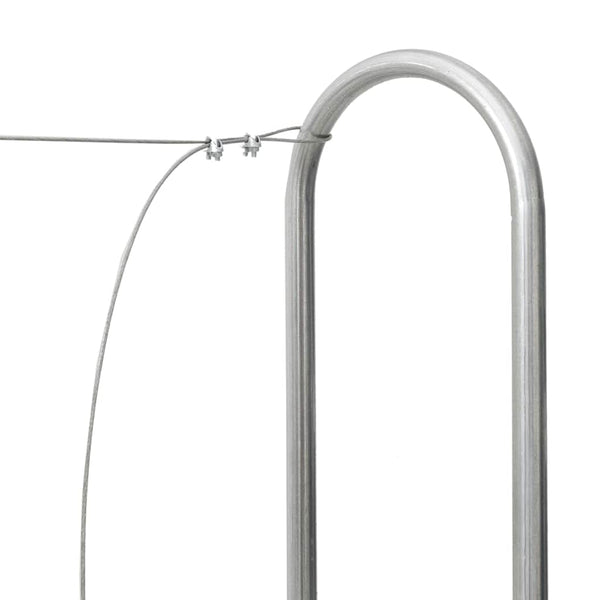 Verzinktes Kaminholzregal 150 cm