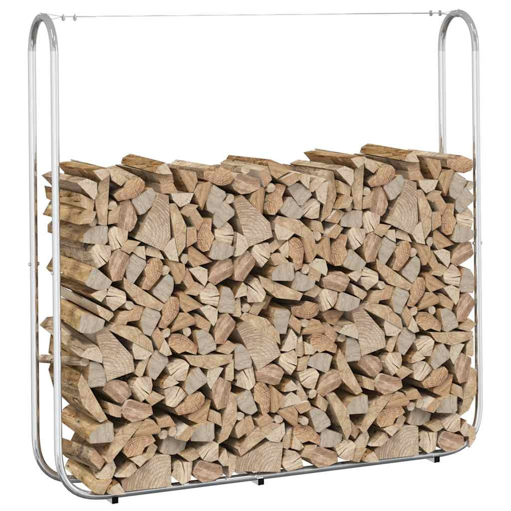 Verzinktes Kaminholzregal 150 cm