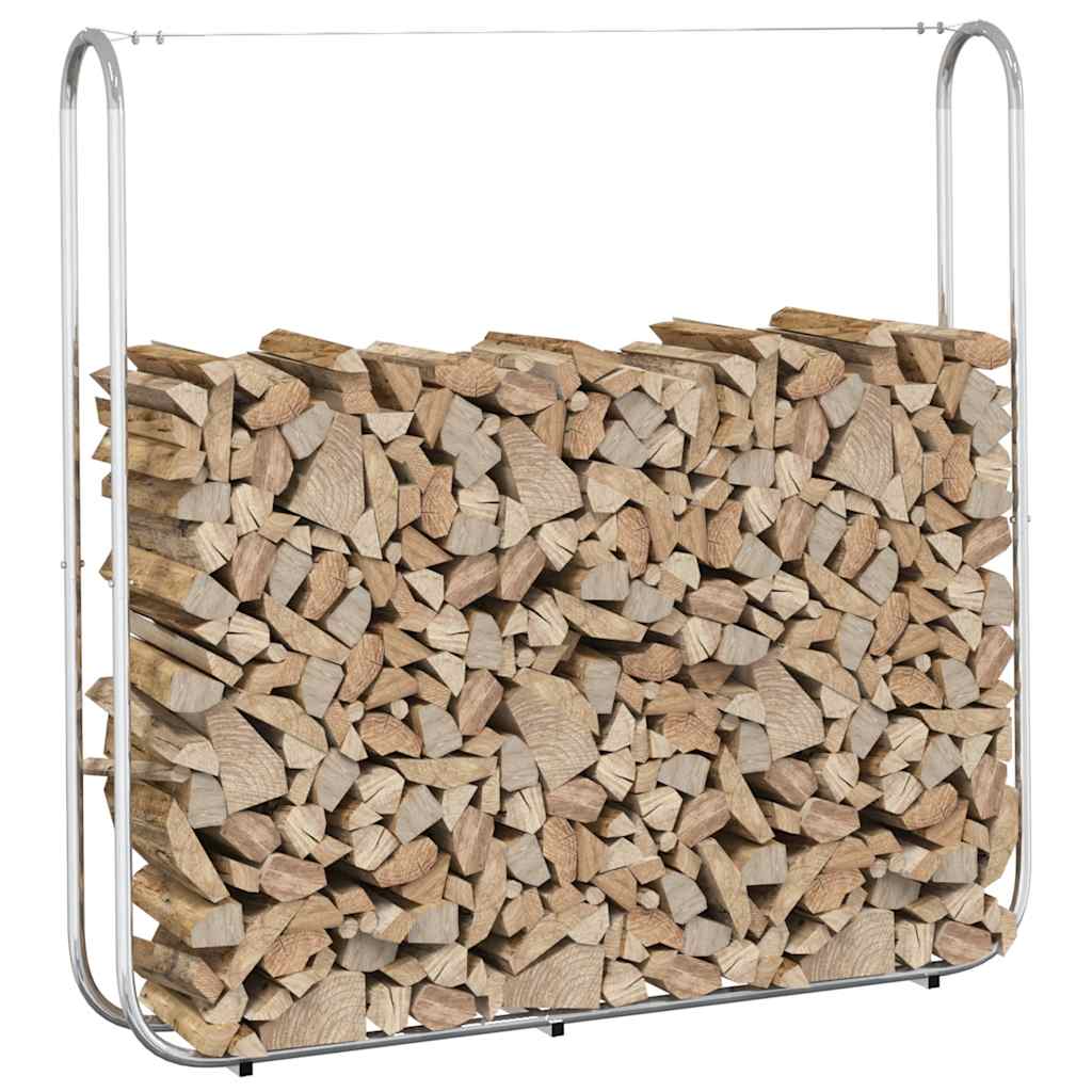 Verzinktes Kaminholzregal 150 cm