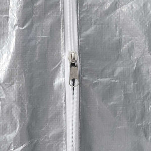 Verzinktes Brennholzregal mit Regenschutz 250cm