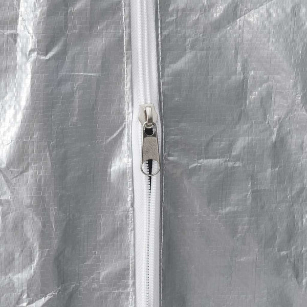 Verzinktes Brennholzregal mit Regenschutz 250cm
