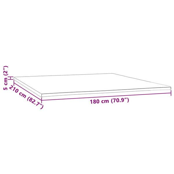 Matratzenauflage 180x210 cm Topper