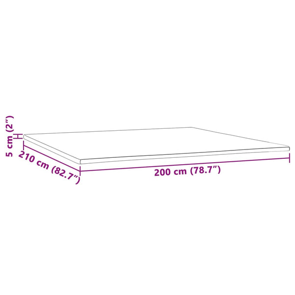 Matratzenauflage 200x210 cm