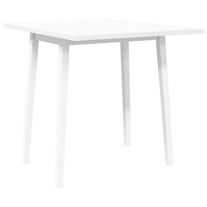 Esstisch Weiß Massivholz Gummibaum