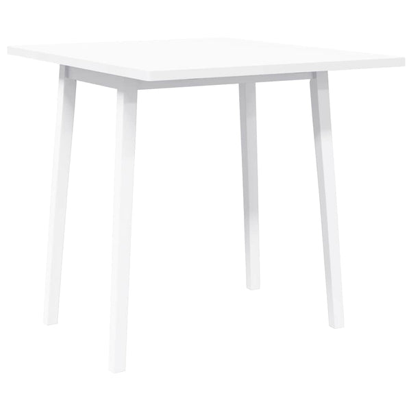 Esstisch Weiß Massivholz Gummibaum