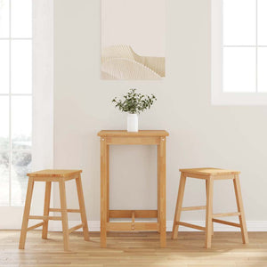 2er Set Barstühle aus Massivholz