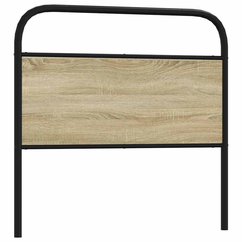 vidaXL Replacement Headboard Sonoma Oak 90 cm Steel and Engineered Wood
