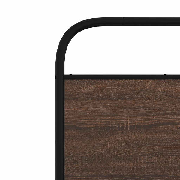 Ersatz-Kopfteil Braun Eichen-Optik 80 cm