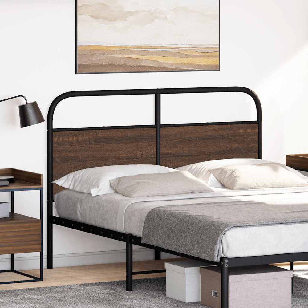 Ersatz-Kopfteil Braun Eiche 120 cm