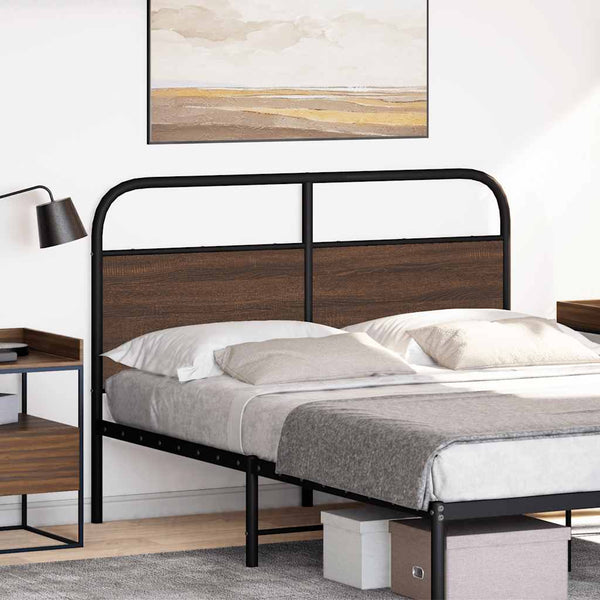 Ersatz-Kopfteil Braun Eiche 120 cm