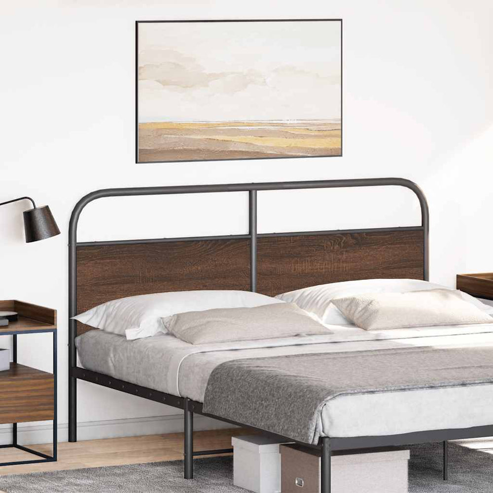 Ersatz-Kopfteil Braun Eiche 160 cm