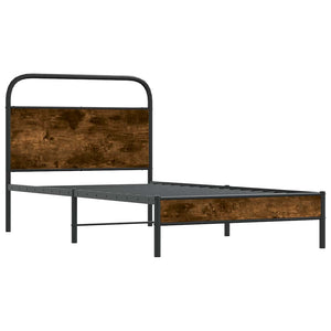Bettgestell 90x200 cm Räuchereiche