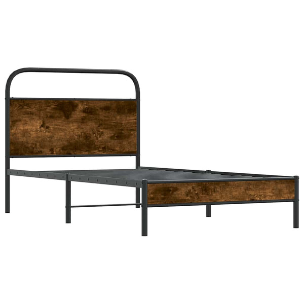 Bettgestell 90x200 cm Räuchereiche