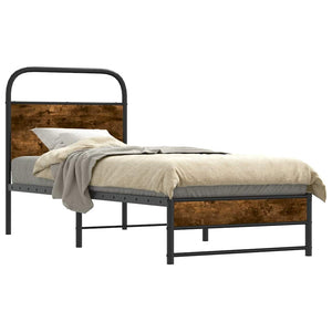 Bettgestell 75x190 cm Räuchereiche