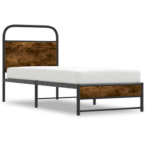 Bettgestell 80x200 cm Räuchereiche