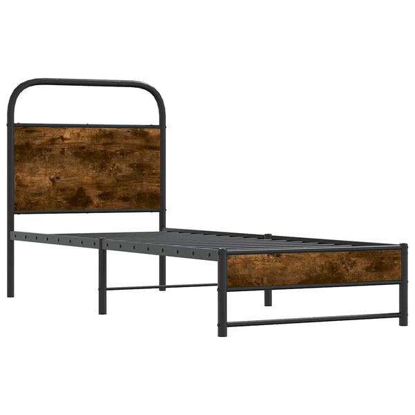 Bettgestell 80x200 cm Räuchereiche