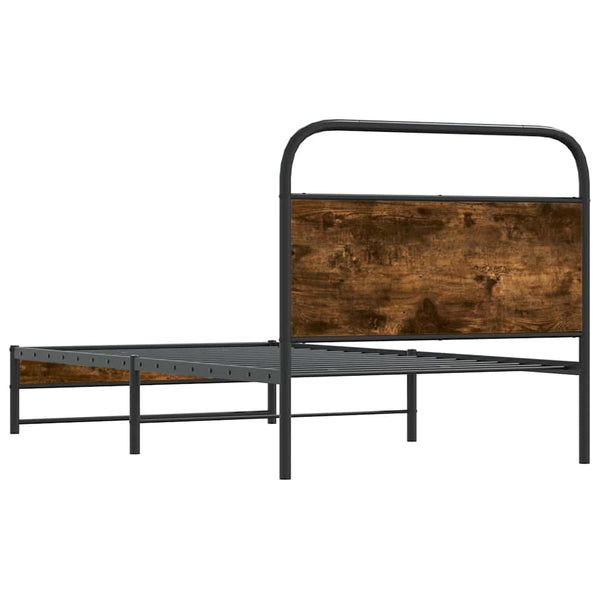 Bettgestell 90x190 cm Räuchereiche