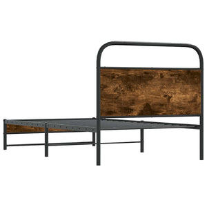 Bettgestell 100x190 cm Räuchereiche