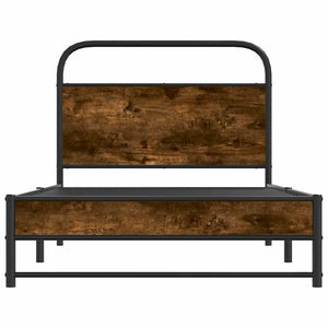 Bettgestell 107x203 cm Räuchereiche
