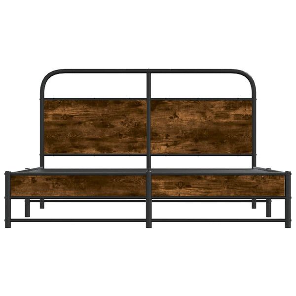 Bettgestell 150x200 cm Räuchereiche