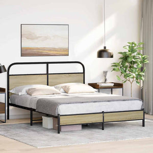 Bettgestell 160x200 cm Sonoma Eiche