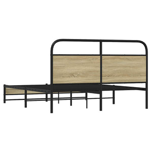 Bettgestell 150x200 cm Sonoma Eiche