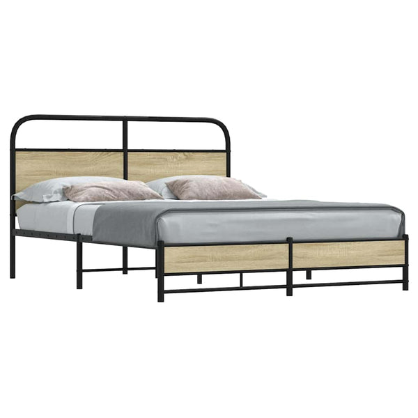 Bettgestell 150x200 cm Sonoma Eiche