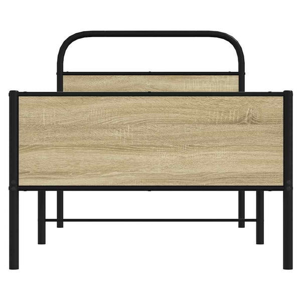 Bettgestell 75x190 cm Sonoma-Eiche