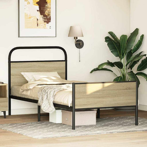 Bettgestell 80x200 cm Sonoma Eiche