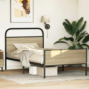 Bettgestell 100x190 cm Sonoma Eiche