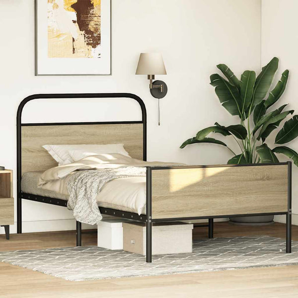 Bettgestell 100x200 cm Sonoma Eiche