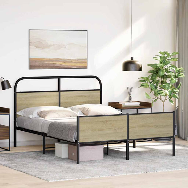 Bettgestell 120x190 cm Sonoma Eiche