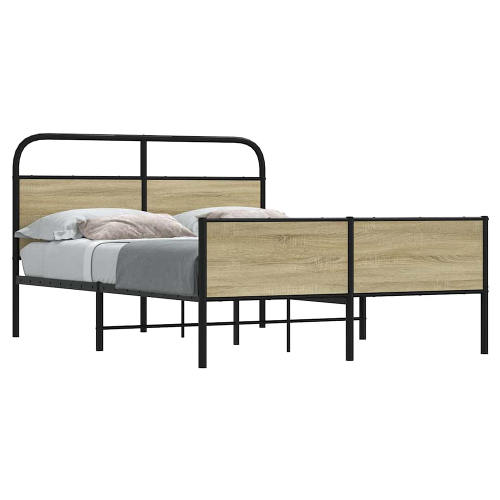 Bettgestell 120x190 cm Sonoma Eiche