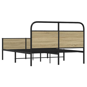 Bettgestell 135x190 cm Sonoma Eiche