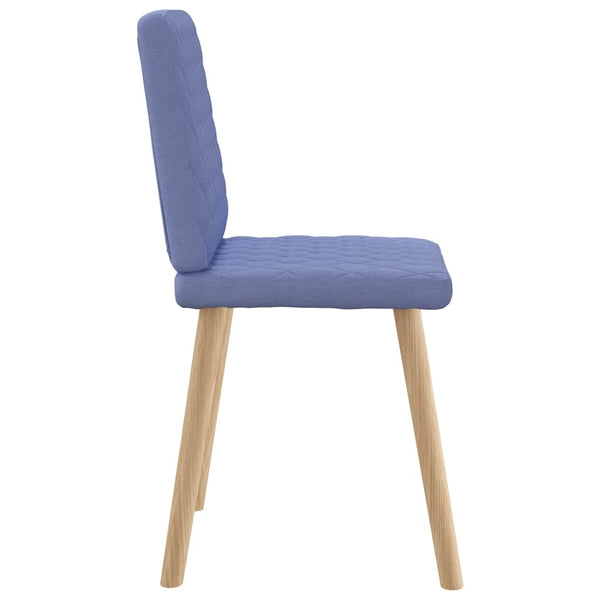 4er Set Esszimmerstühle Jeansblau
