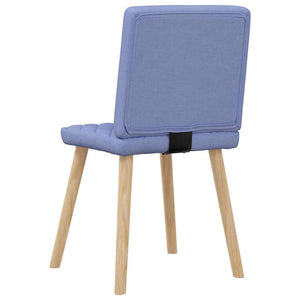 4er Set Esszimmerstühle Jeansblau