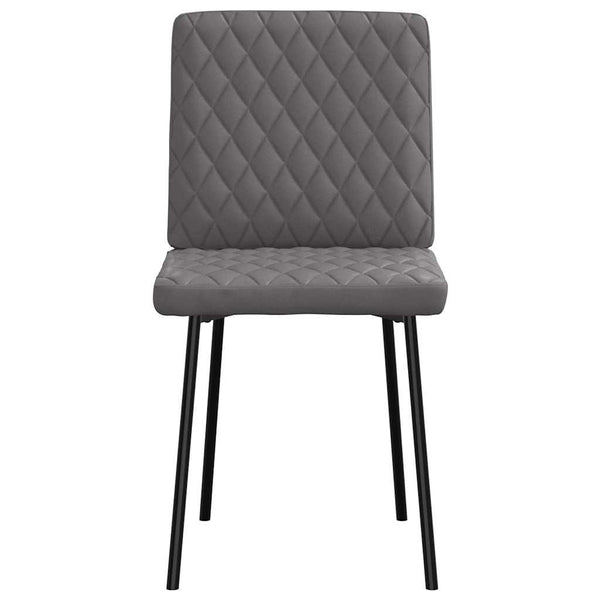 vidaXL Dining Chairs 6 pcs Grey Faux Leather