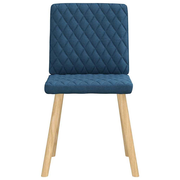 vidaXL Chaises de salle à manger 6 pcs Bleu Tissu
